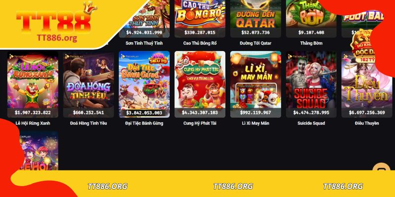 Trò nổ hũ hấp dẫn với nhiều chủ đề khác nhau